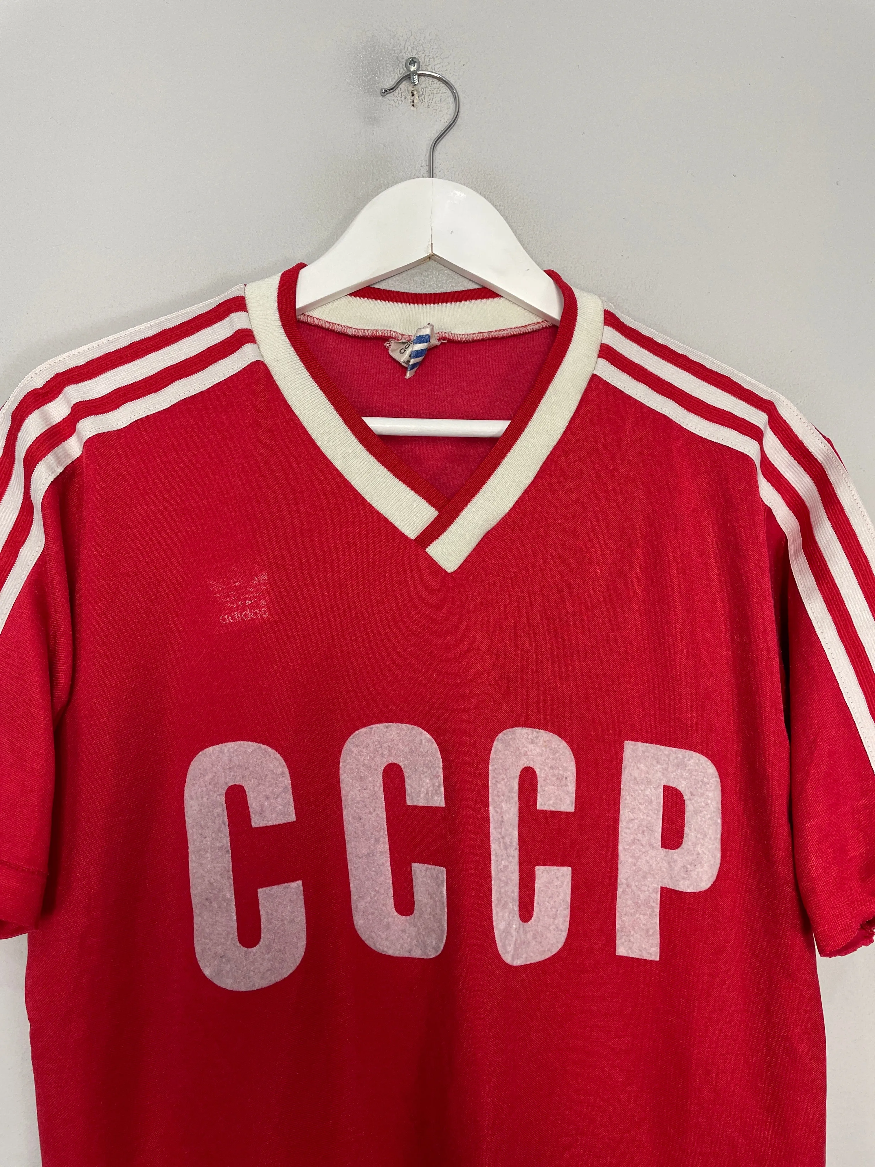 1986/87 SOVIET UNION HOME SHIRT (L) ADIDAS