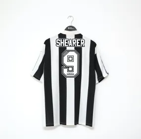 1995/97 SHEARER #9 Newcastle United Vintage adidas Home Football Shirt (XXL)