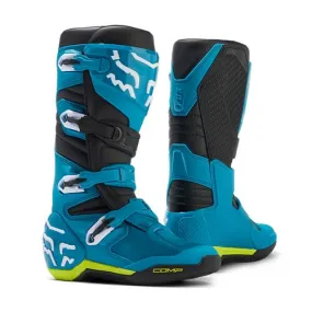 24 FOX YOUTH COMP BOOTS [BLUE/YELLOW] 6