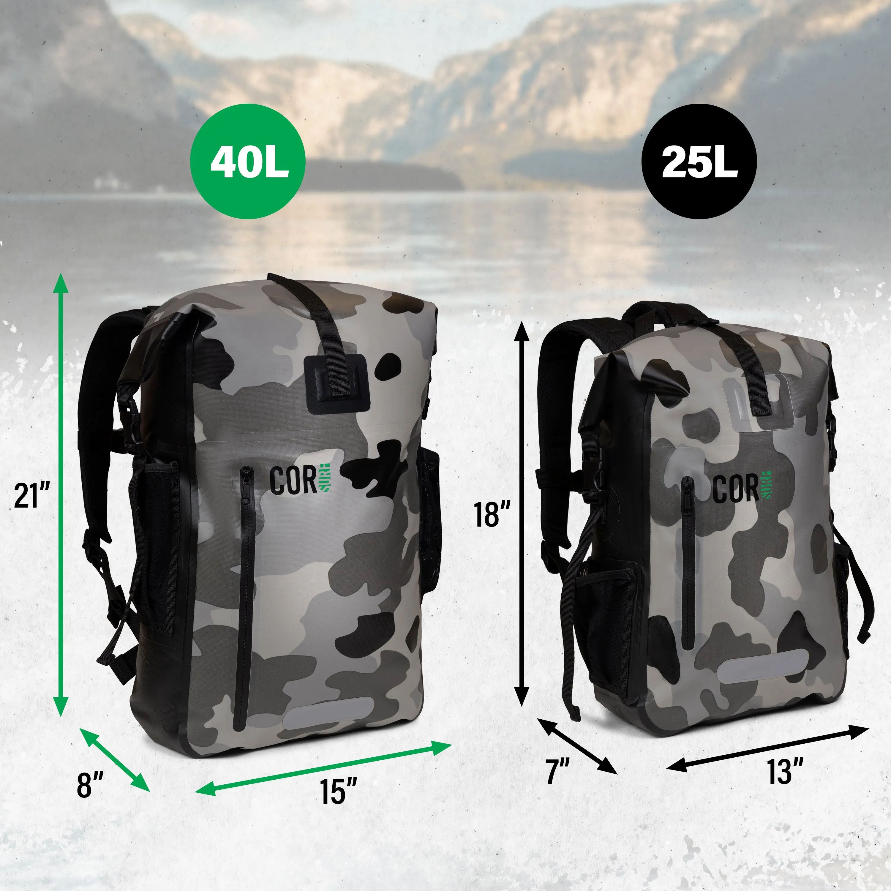 25L Waterproof Dry Backpack