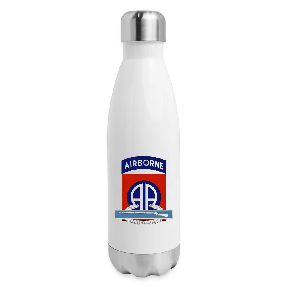 82nd Airborne CIB Insulated Stainless Steel Water Bottle