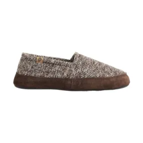 Acorn Men's Moc Slippers - Brown Tweed FINAL SALE