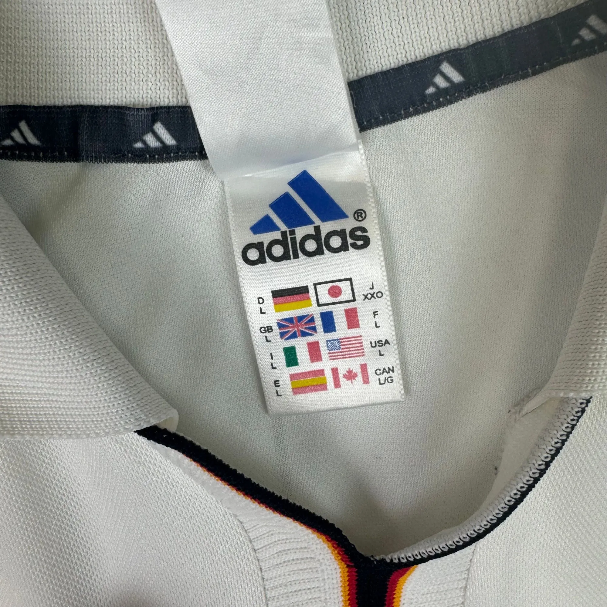 Adidas Germany 2000-02 Home Football Shirt White Rare