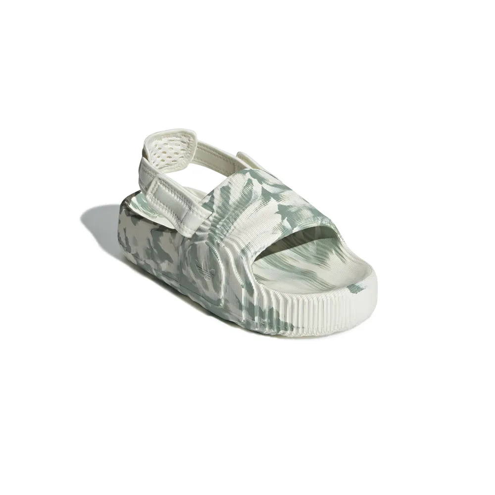 Adilette 22 XLG Women (Off White/Silver Green/Off White)