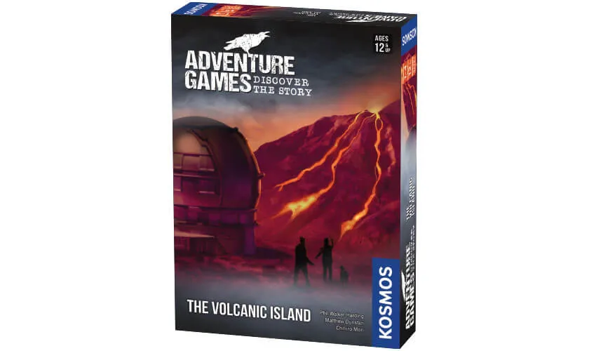 Adventure Games The Volcanic Island| Thames and Kosmos| Cooperative Board Game| 1-4 Players | Ages 12  |