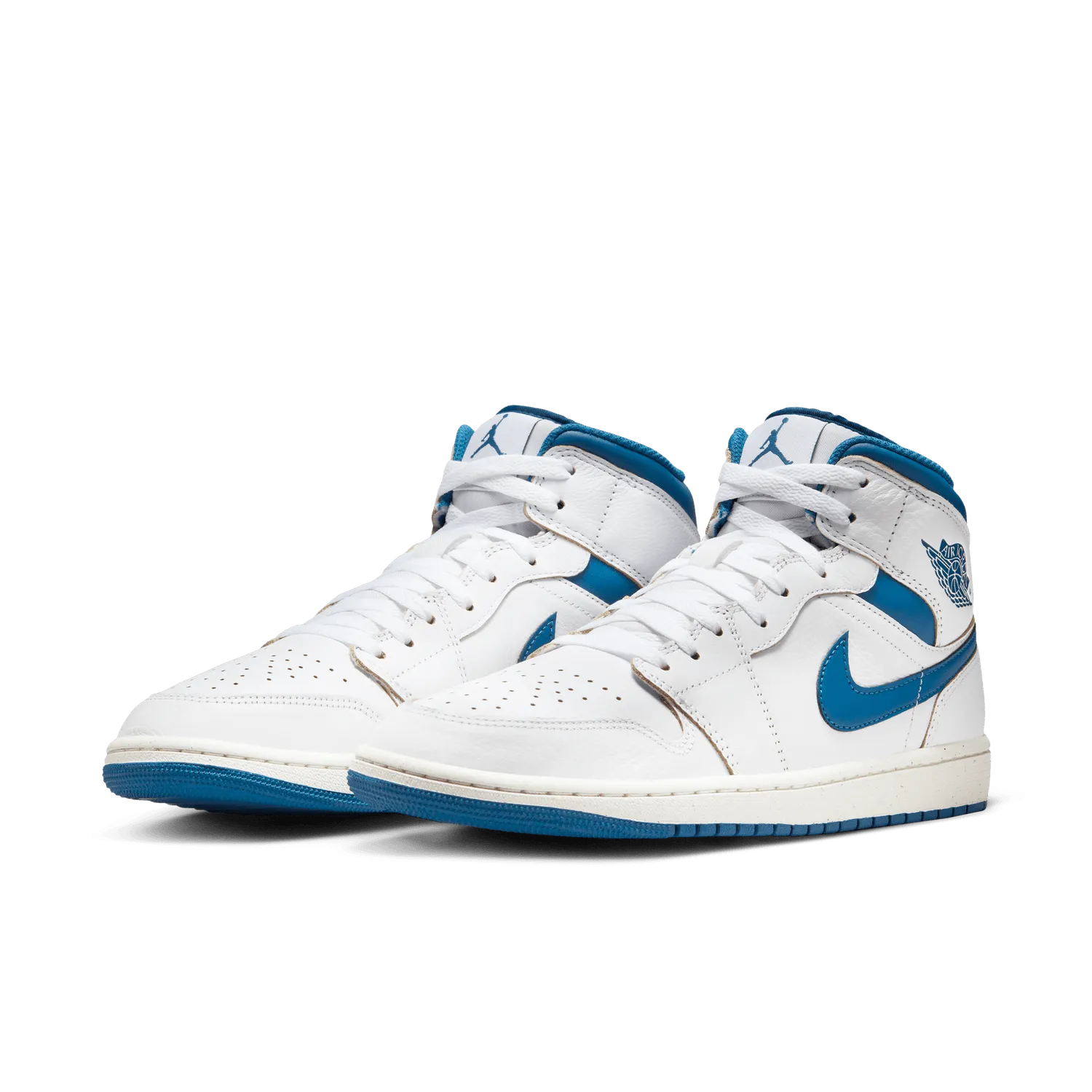 Air Jordan 1 Mid SE 'White/Industrial Blue'