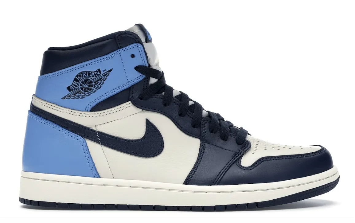 Air Jordan 1 Retro High Obsidian UNC