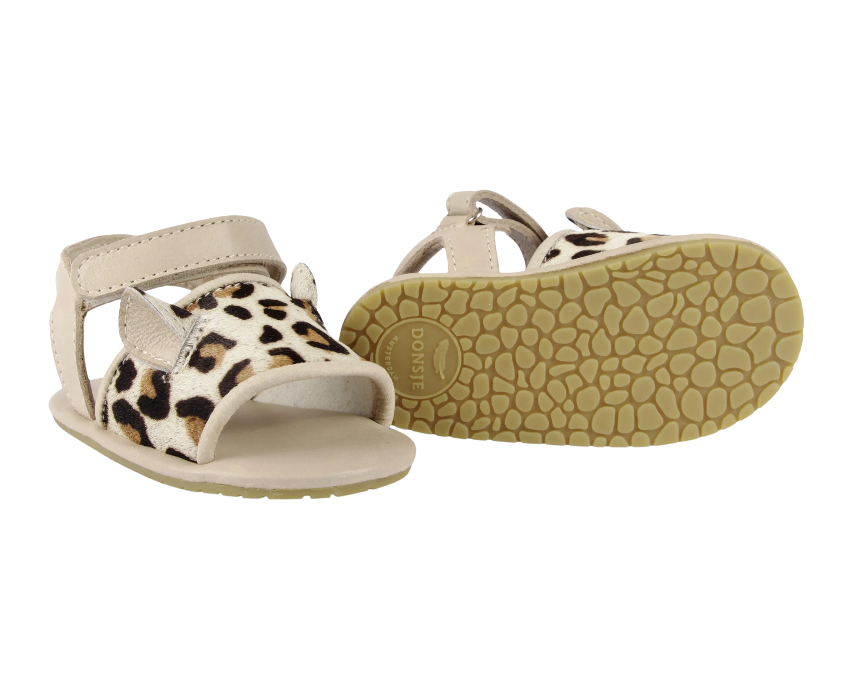 Alina Sandals | Leopard | Ivory Classic Leather