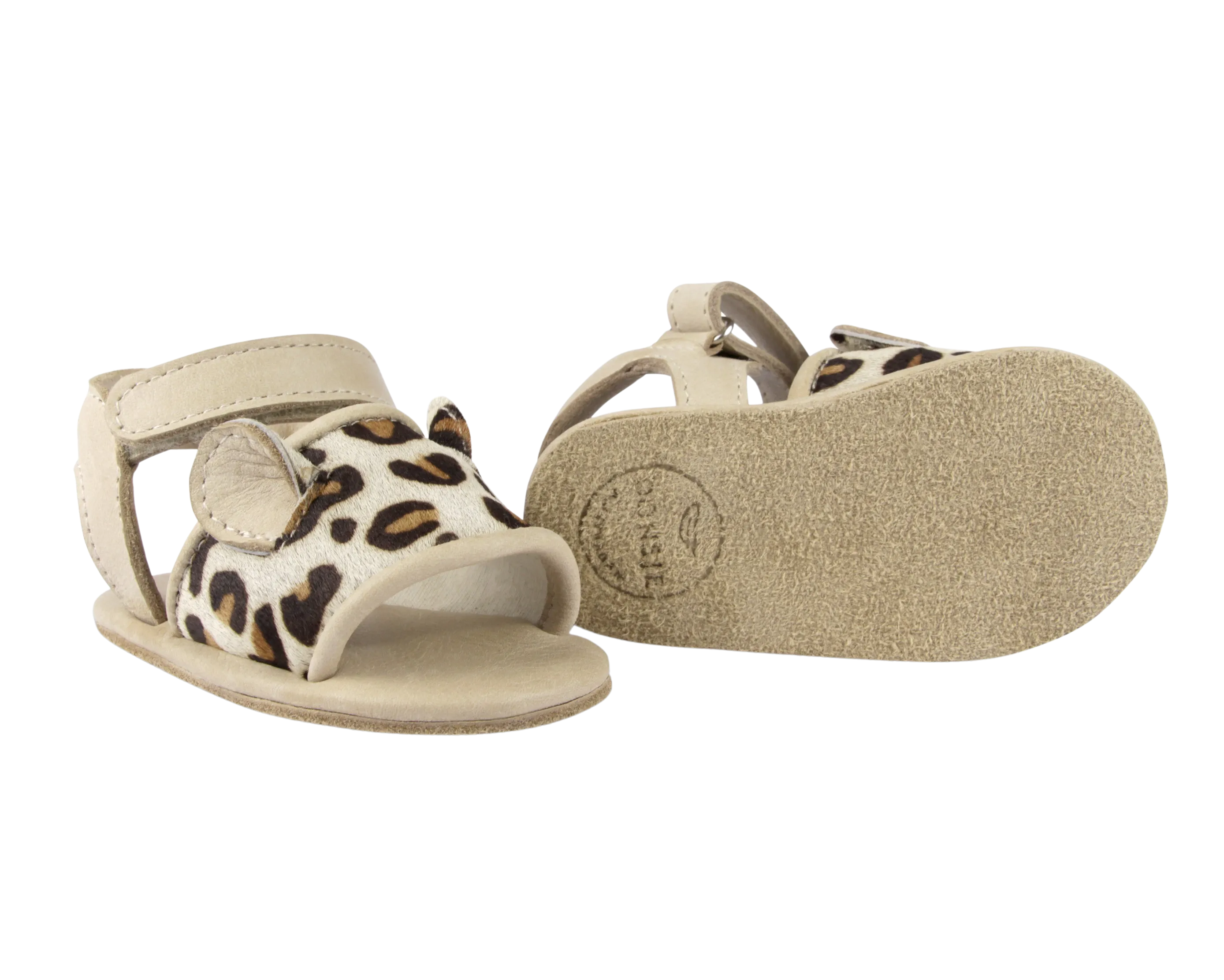 Alina Sandals | Leopard | Ivory Classic Leather