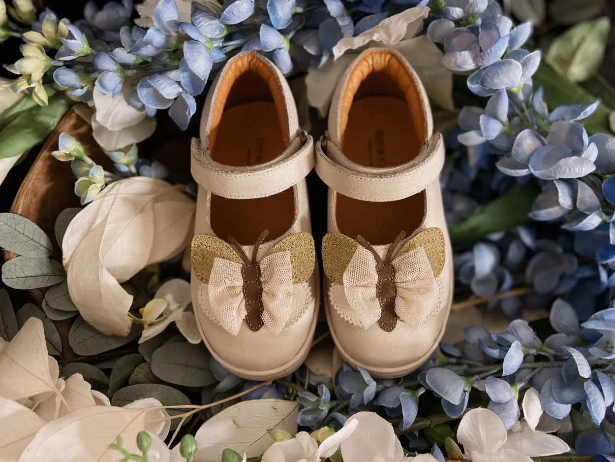 Angielle Ballerinas | Cream Leather