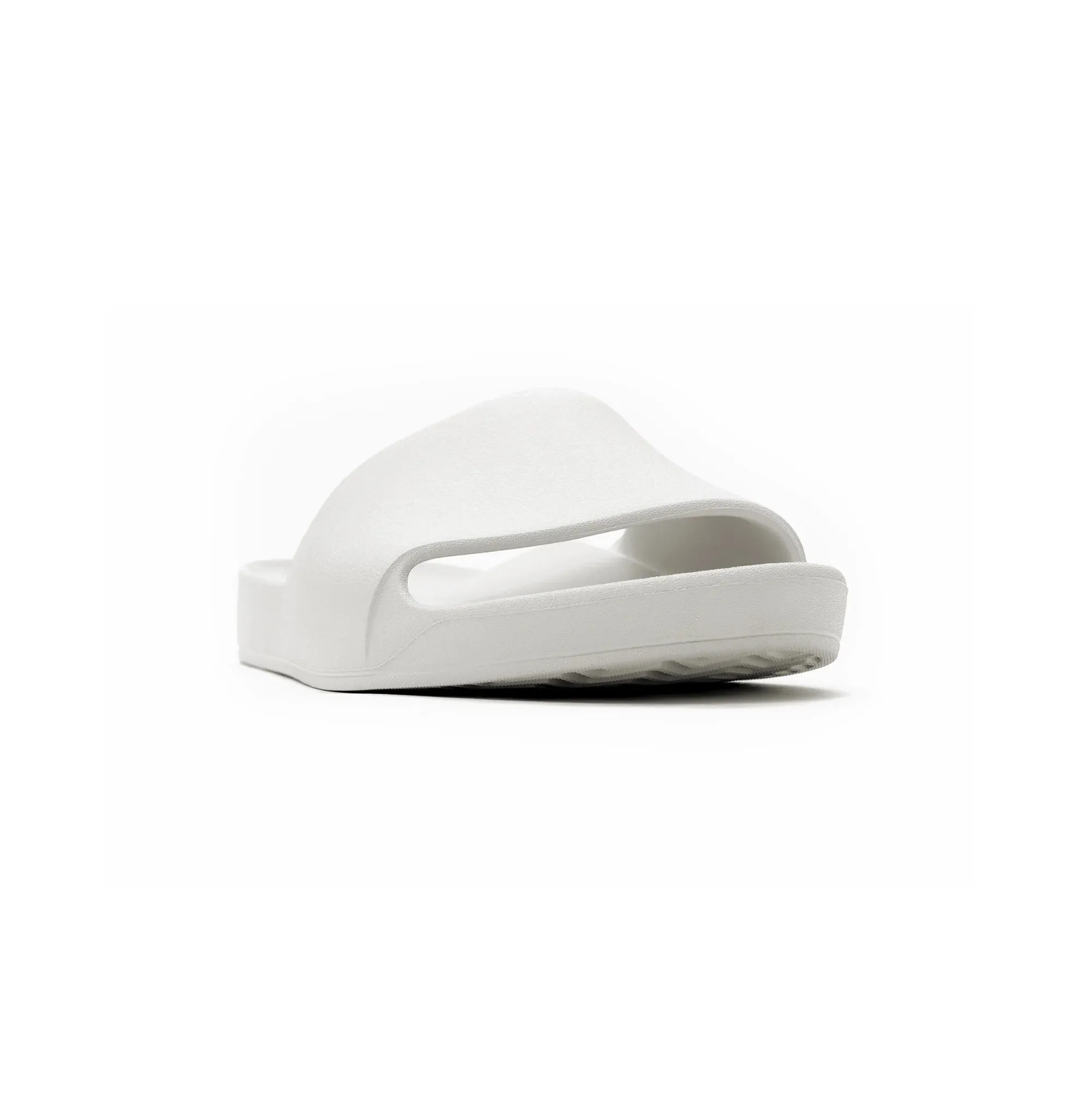 Archies Arch Support Slides in White