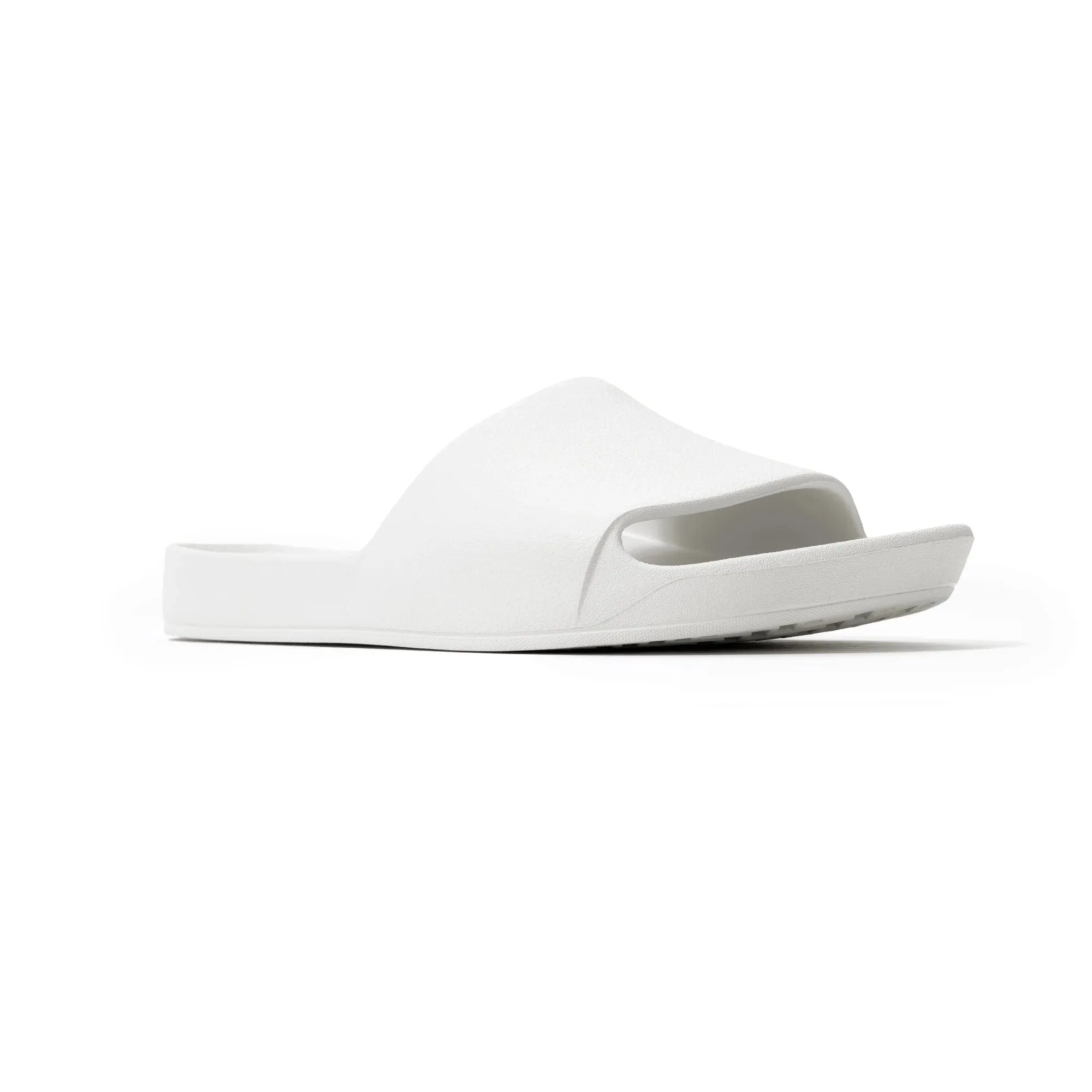 Archies Arch Support Slides in White