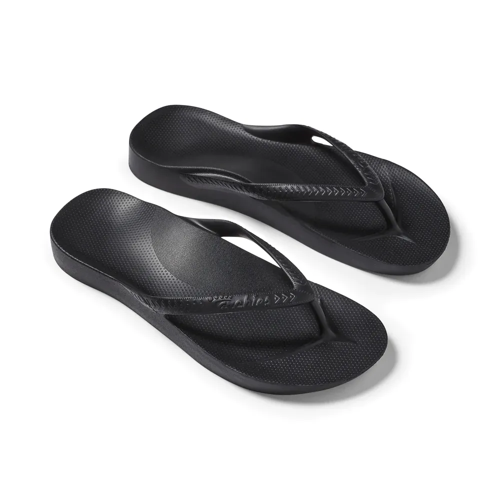 Archies Jandals Black