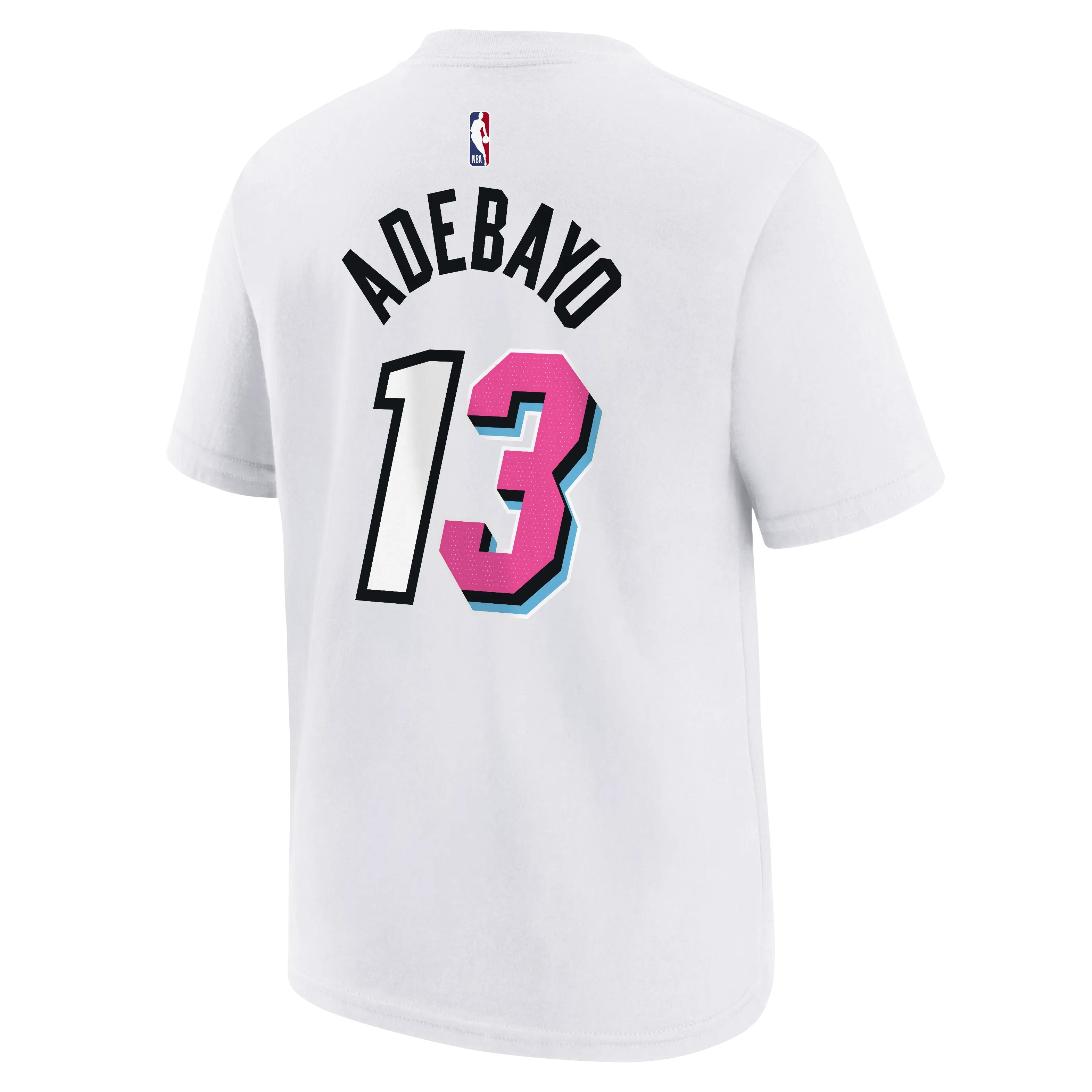 Bam Adebayo Nike Miami Mashup Vol. 2 Name & Number Youth Tee