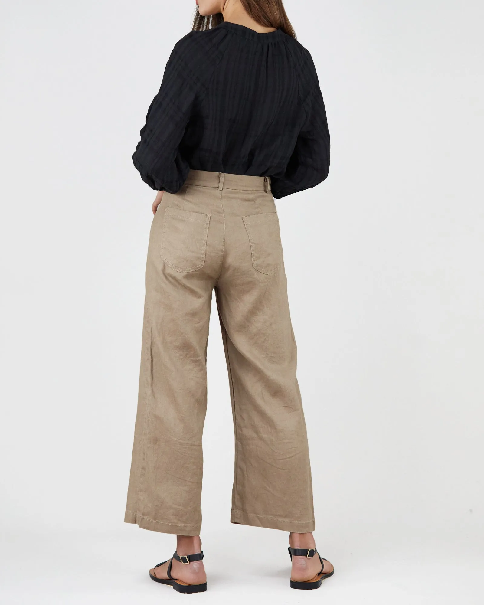 Barossa Linen Pant - Flaxen