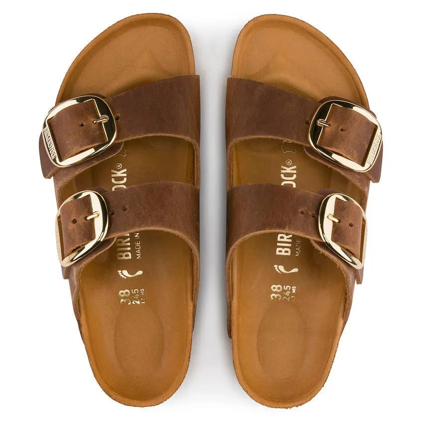 BIRKENSTOCK ARIZONA BIG BUCKLE COGNAC