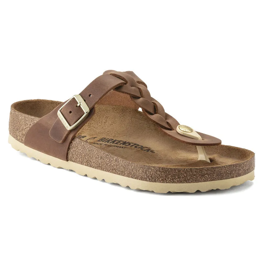 BIRKENSTOCK GIZEH BRAID COGNAC