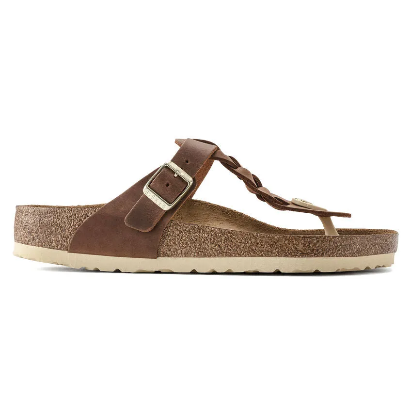 BIRKENSTOCK GIZEH BRAID COGNAC