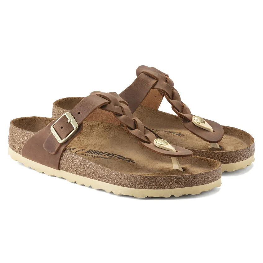 BIRKENSTOCK GIZEH BRAID COGNAC