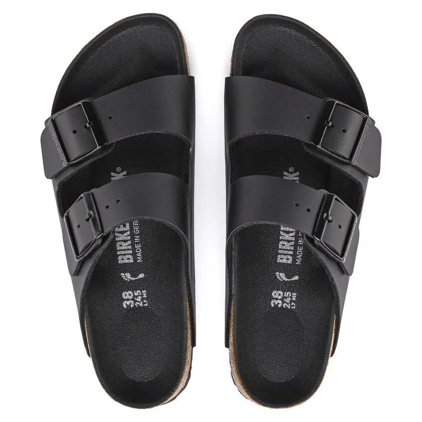 Birkenstock Women's Arizona - Black Birko-Flor/Black Footbed