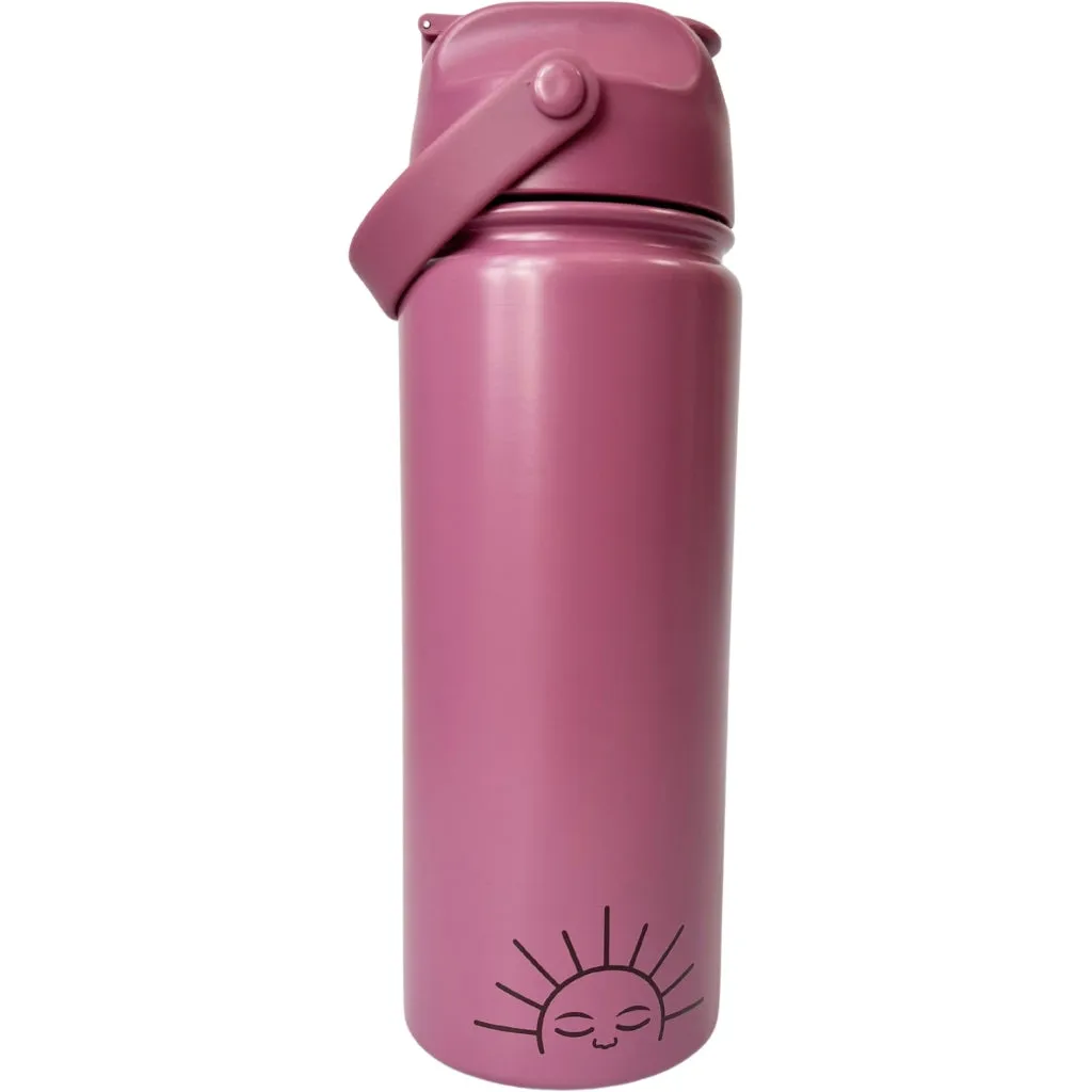 Bite   Sip Thermo Water Bottle - 18oz | Mauve Rose