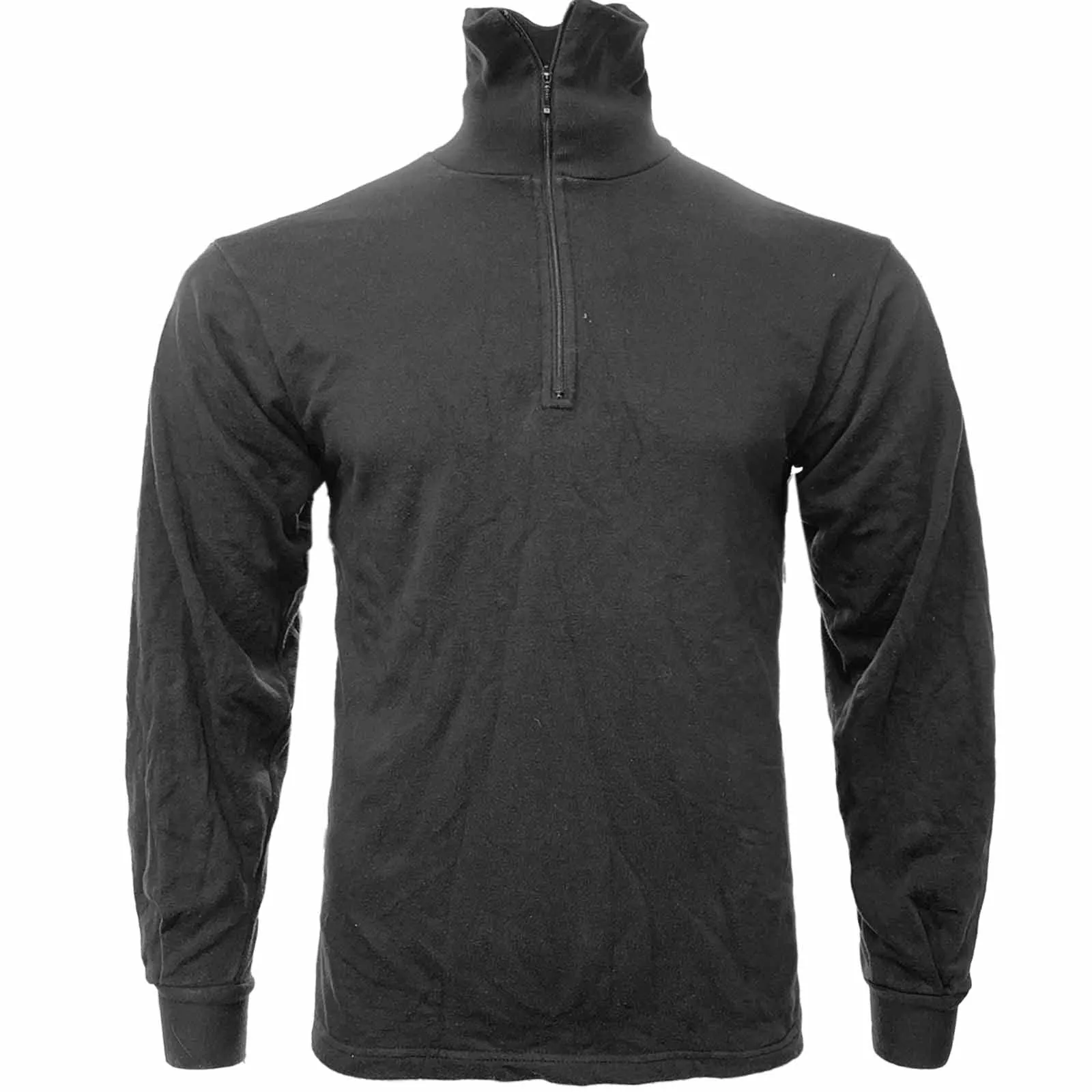 Black Norgie Base Layer Men’s Thermal with Zip