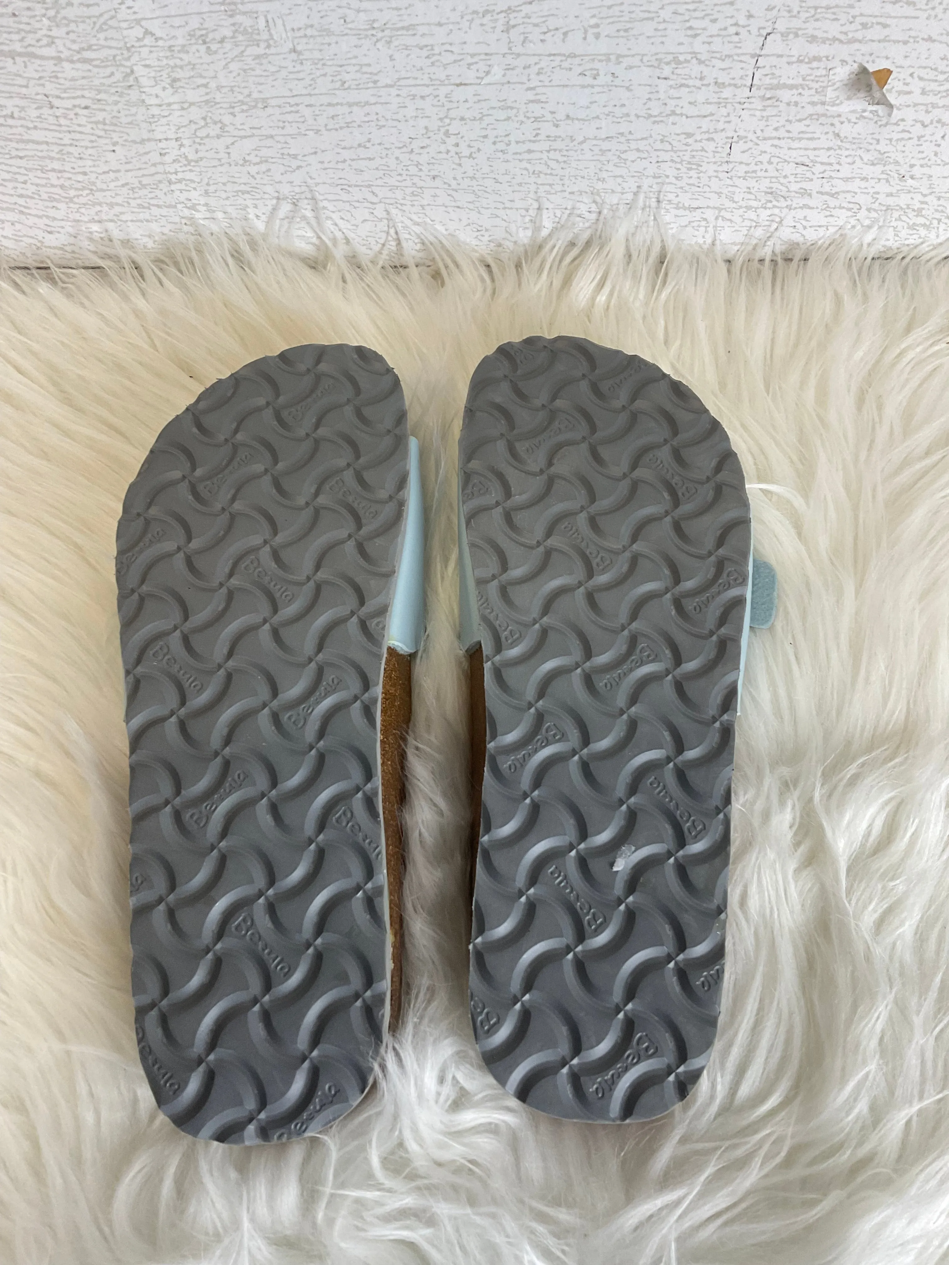 Blue Sandals Designer Birkenstock, Size 7