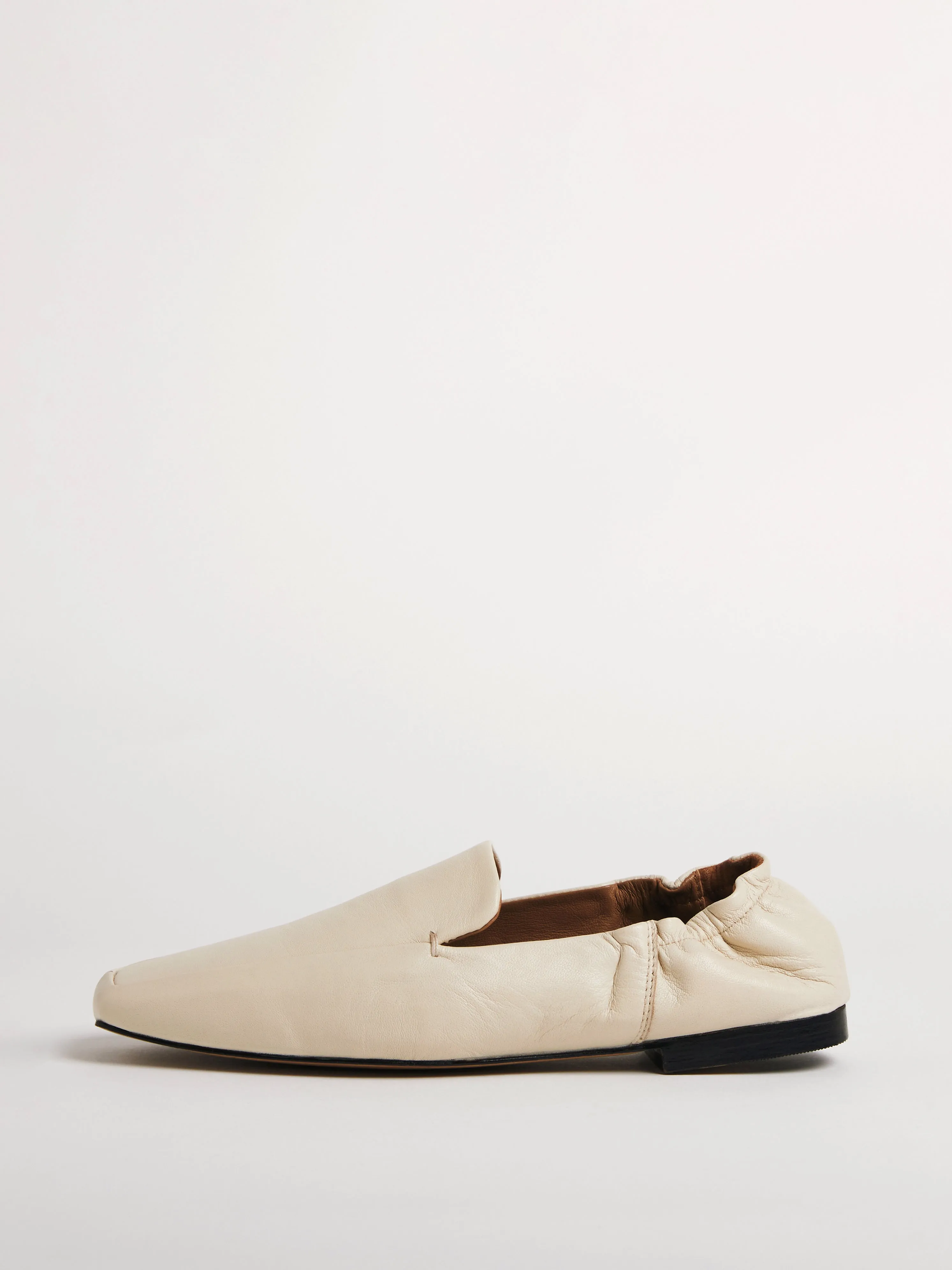 Chester Soft Leather Loafers | Cream