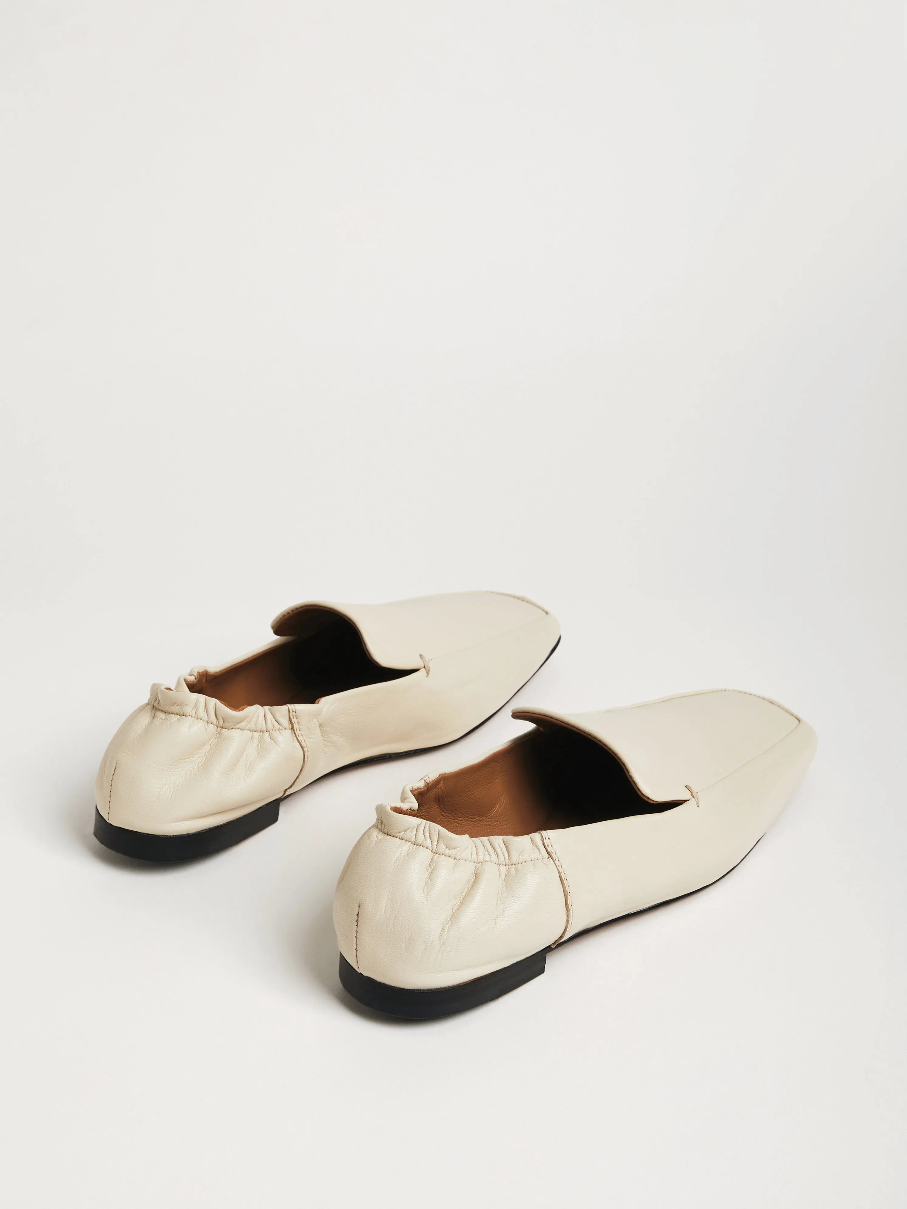 Chester Soft Leather Loafers | Cream