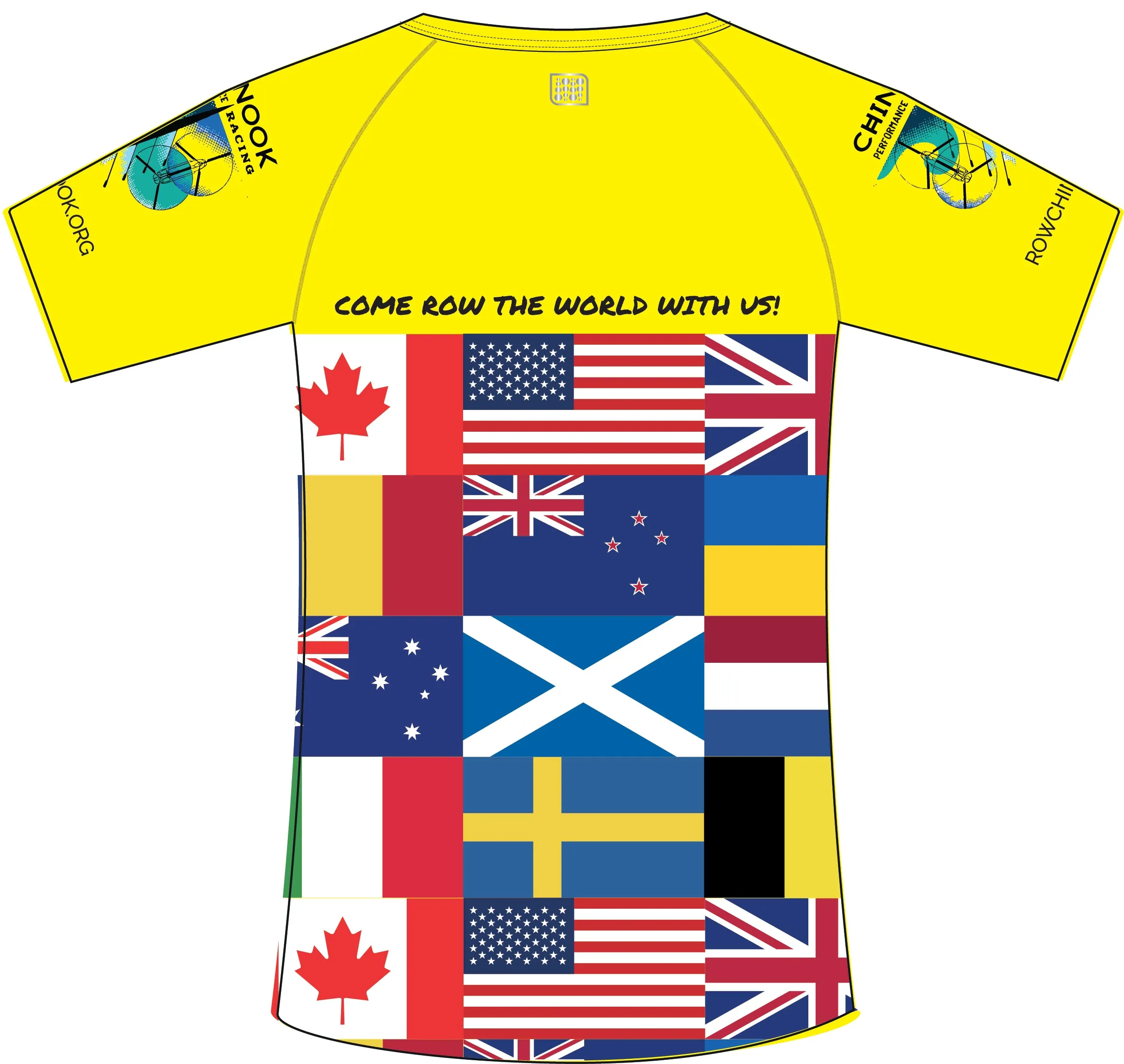 Chinook RC Women's Team Tee - Flag - Yellow