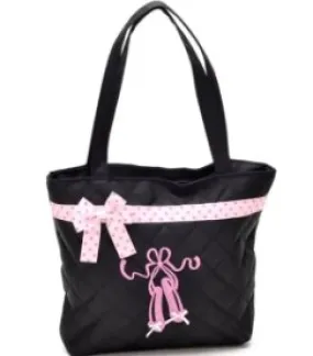 CJ MERCHANTILE DB242 BALLERINA SLIPPERS TOTE BAG