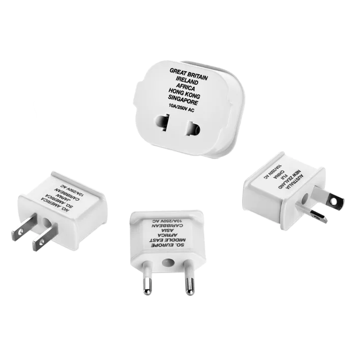 Conair M600ER Travel Smart 4 Piece Adapter Plug Set 036914