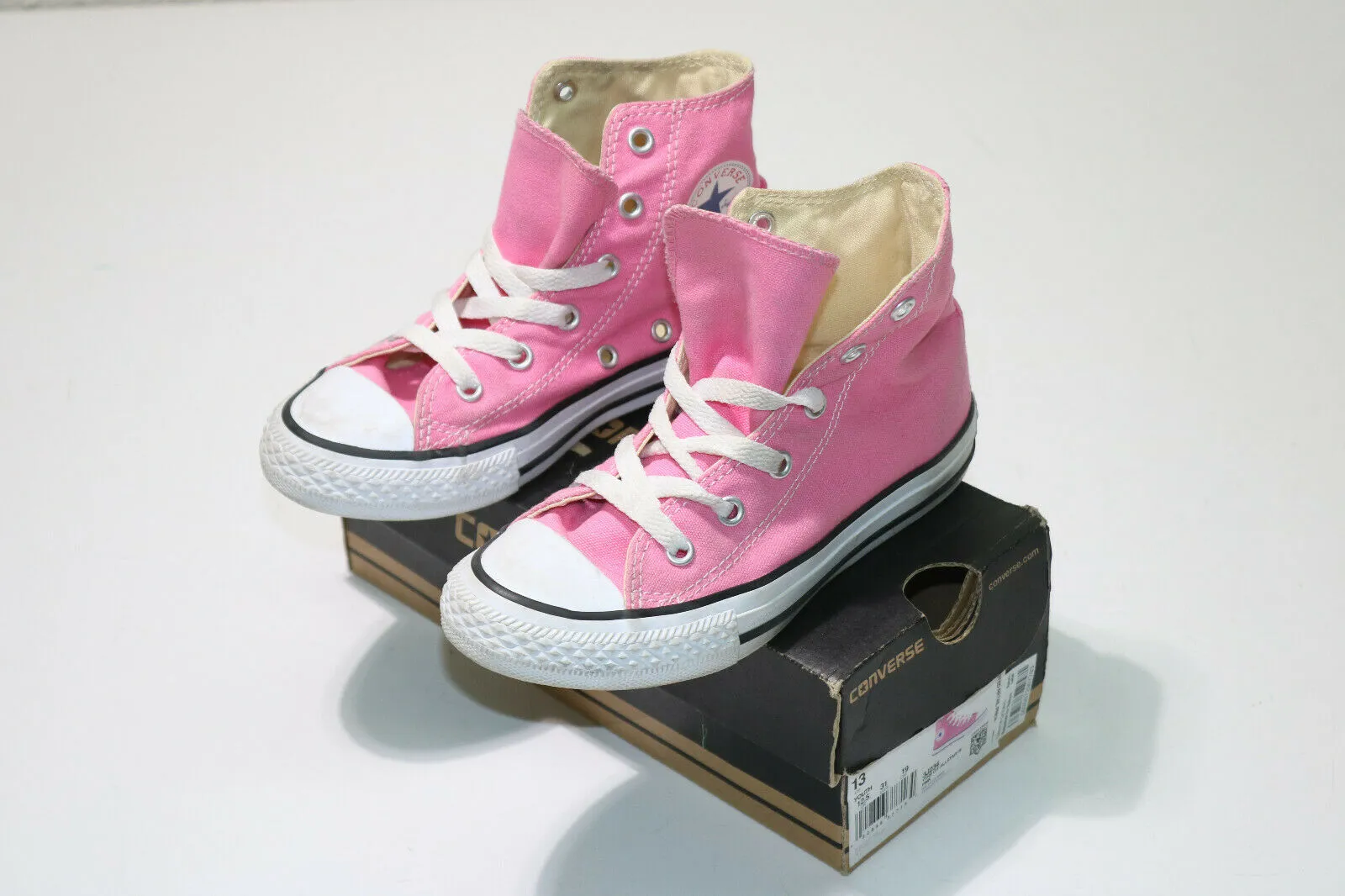 Converse Chuck Taylor All Star Kids Hi Top 3J234 Pink Size Youth 13