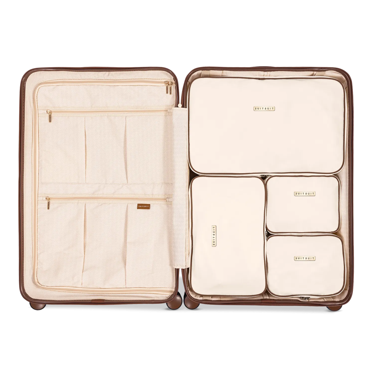 Optimized Product Title: Sleek Beetle Green Suitcase Set - Full Package (76 cm)