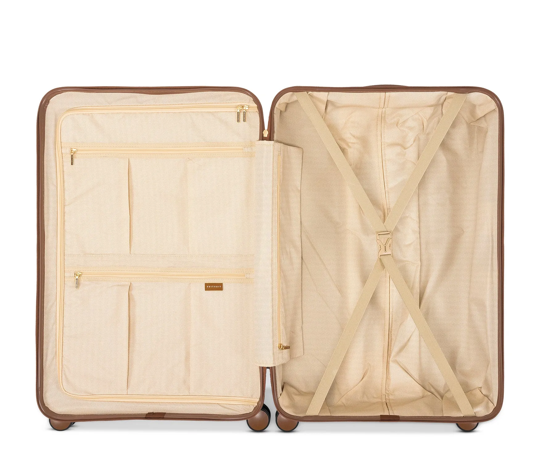 Optimized Product Title: Sleek Beetle Green Suitcase Set - Full Package (76 cm)