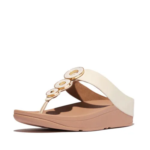 Fino Resin Toe Post Sandal in Paris Beige