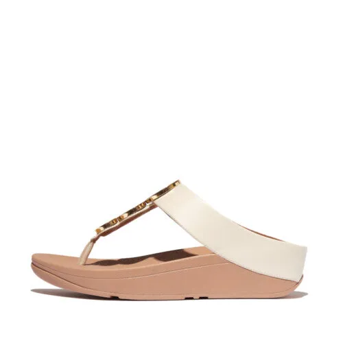 Fino Resin Toe Post Sandal in Paris Beige