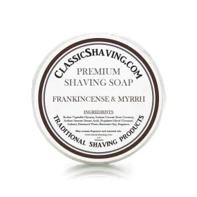 Frankincense & Myrrh Scent - Classic Shaving Mug Soap - 2.5" Regular Size