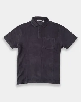 Graphite Terry Polo