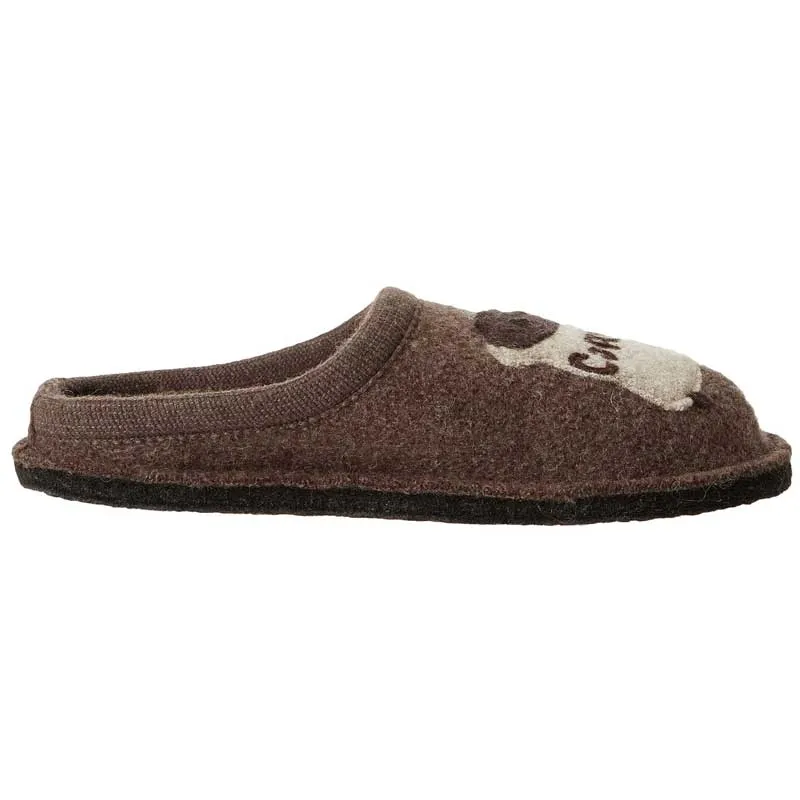 Haflinger Men's Coffee Earth Wool