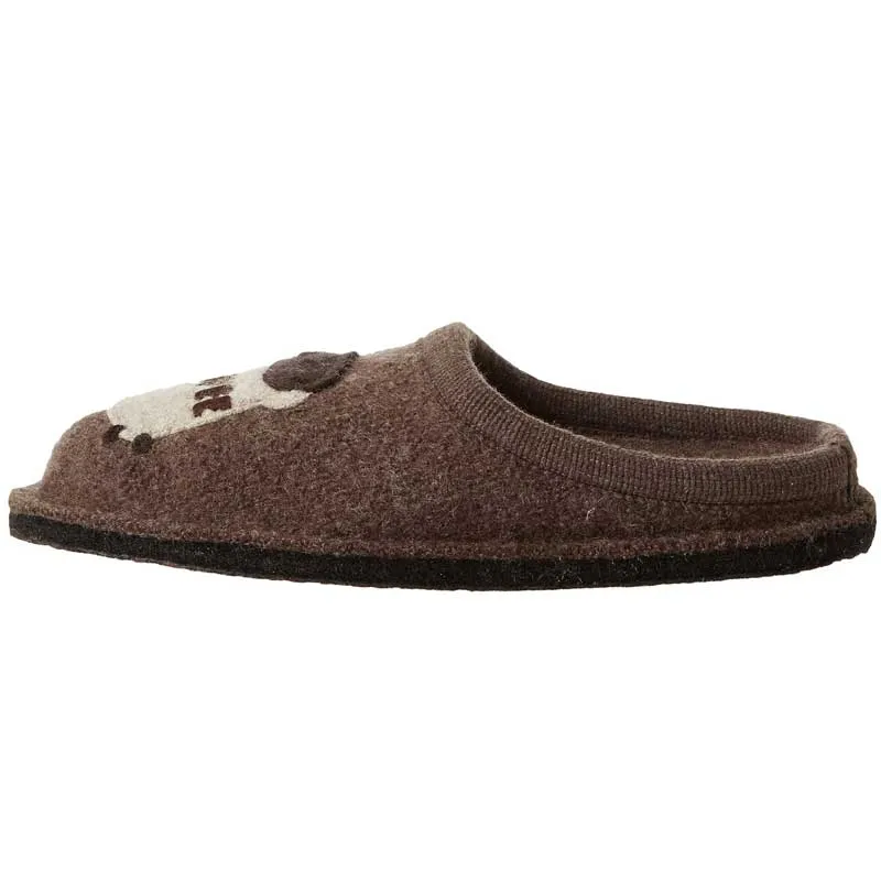 Haflinger Men's Coffee Earth Wool