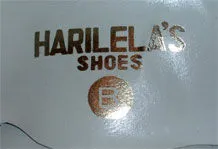 HARILELA'S 1960s Black Satin Beaded Pumps