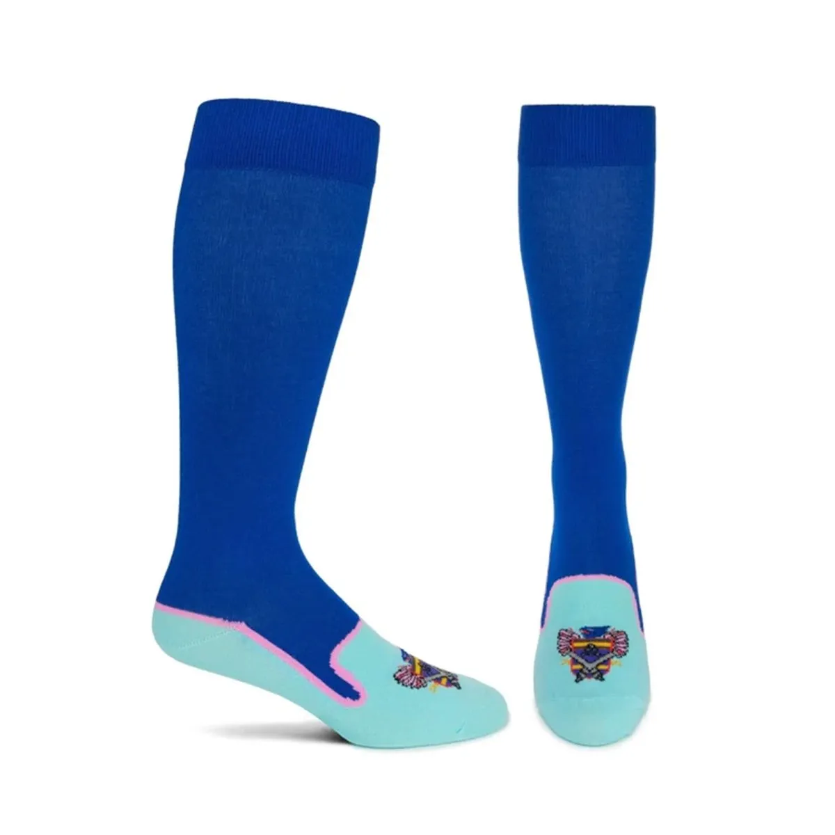 Heraldic Albert Slipper Shoe Sock