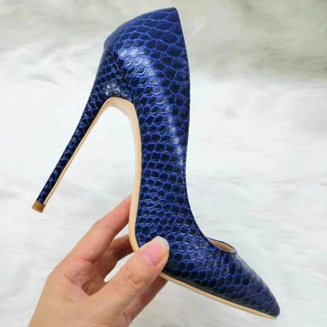 High-heels with snakeskin patterns, Fashion Evening Party Shoes, yy20-2