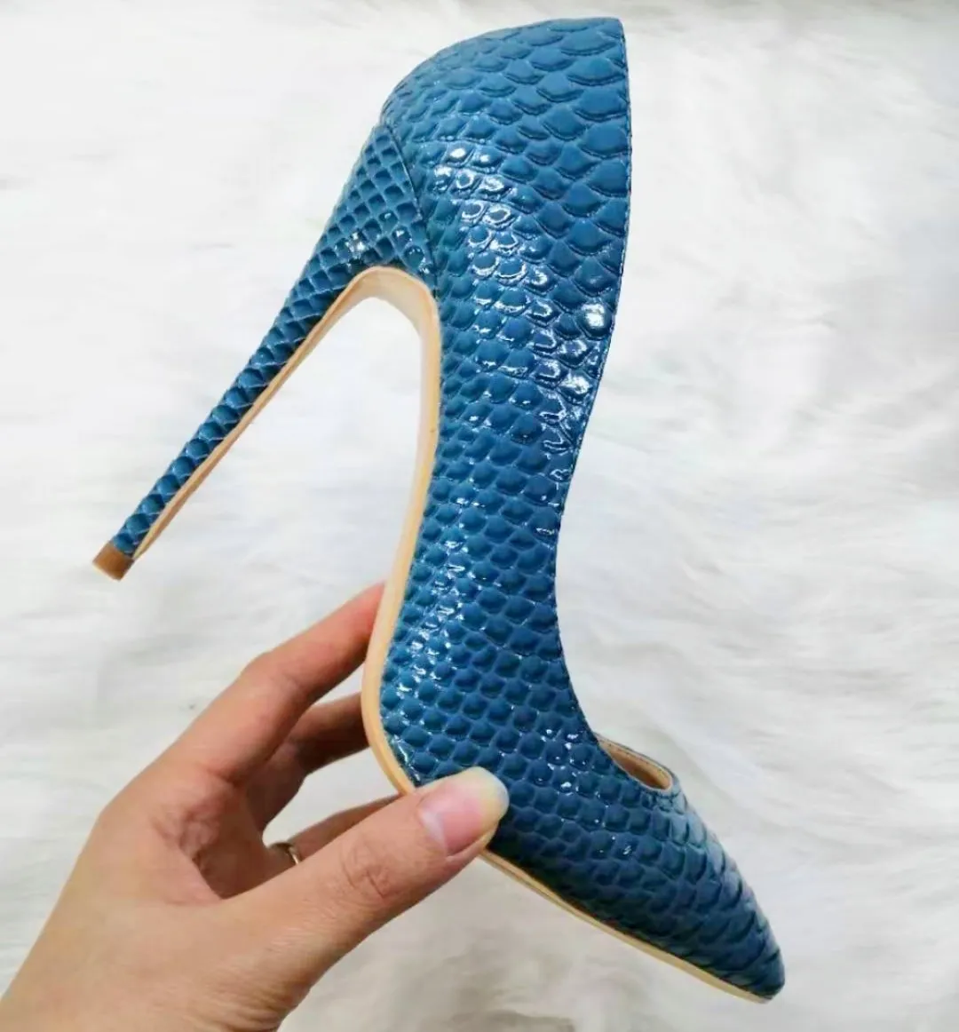 High-heels with snakeskin patterns, Fashion Evening Party Shoes, yy20-3