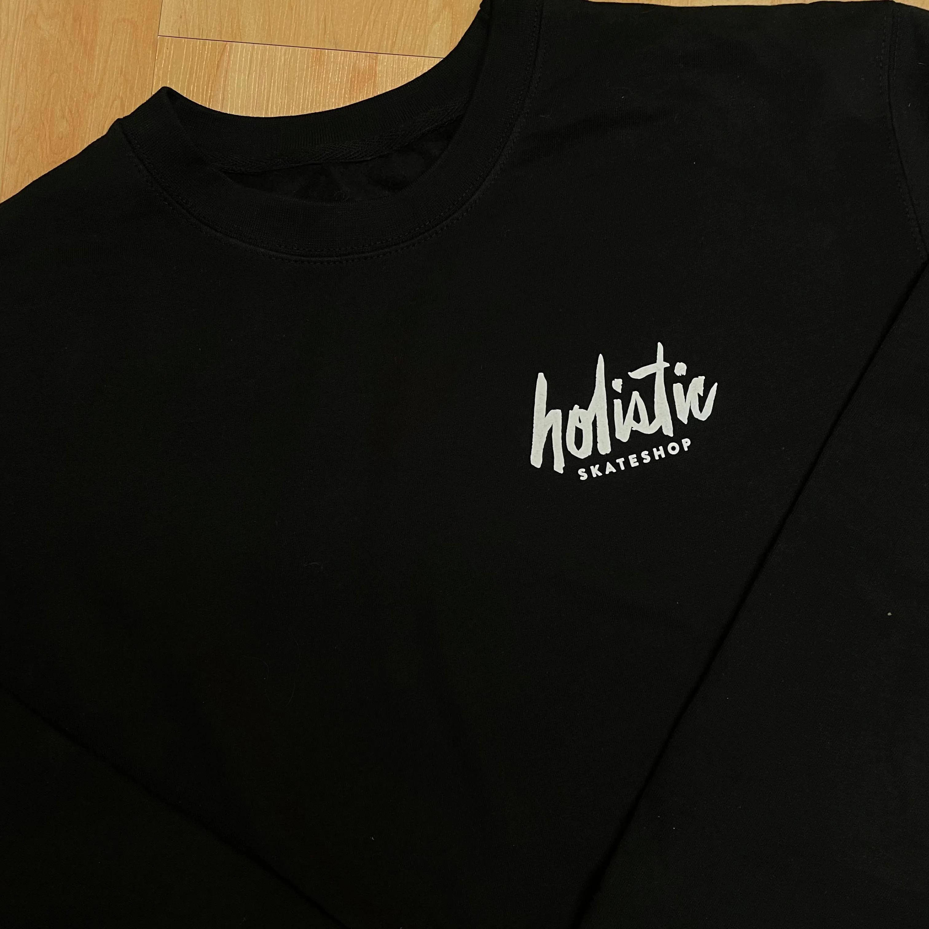 HOLISTIC CLASSIC LOGO CREWNECK - BLACK