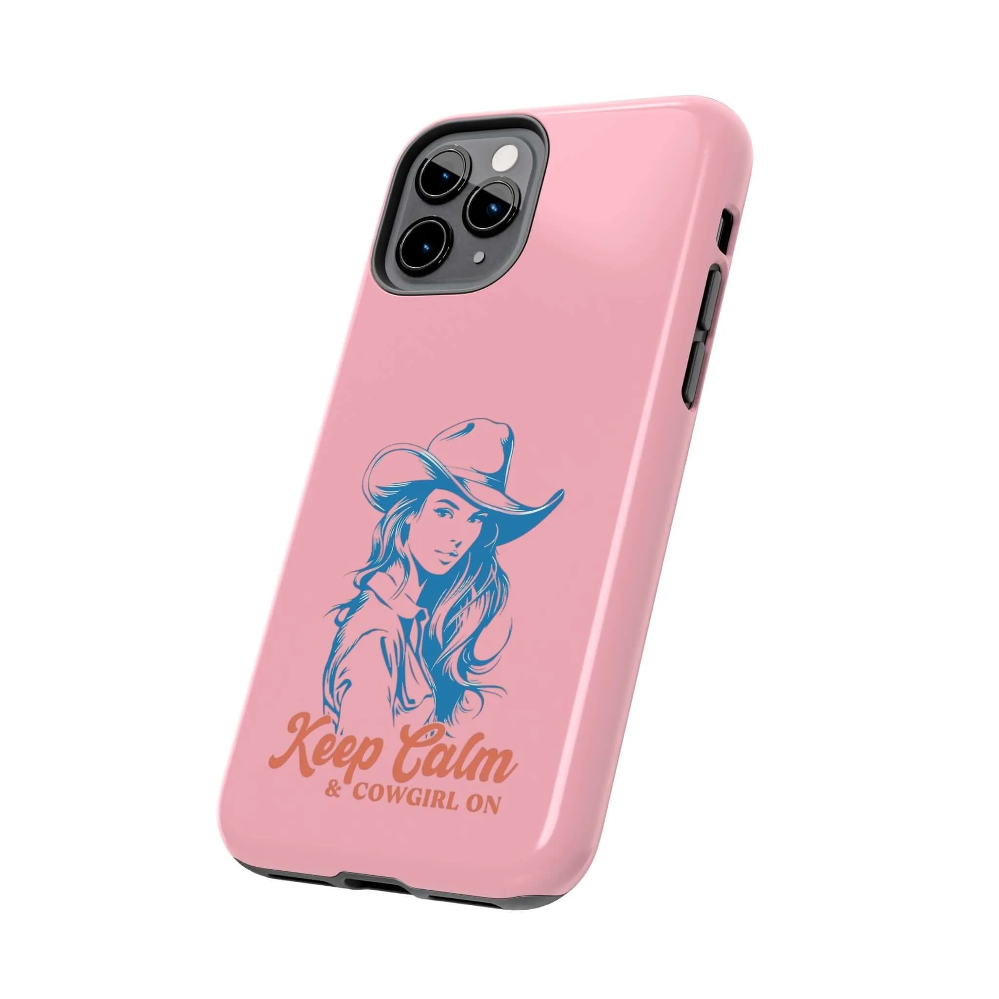 Keep Calm Cowgirl | Pink Western Case