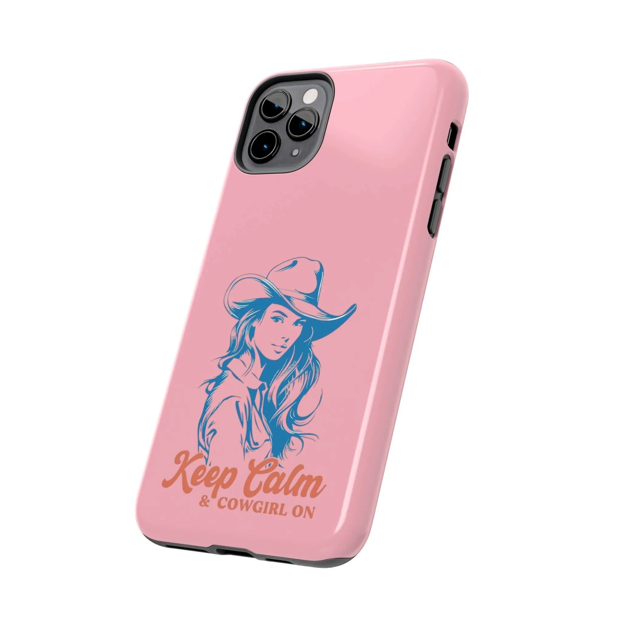 Keep Calm Cowgirl | Pink Western Case