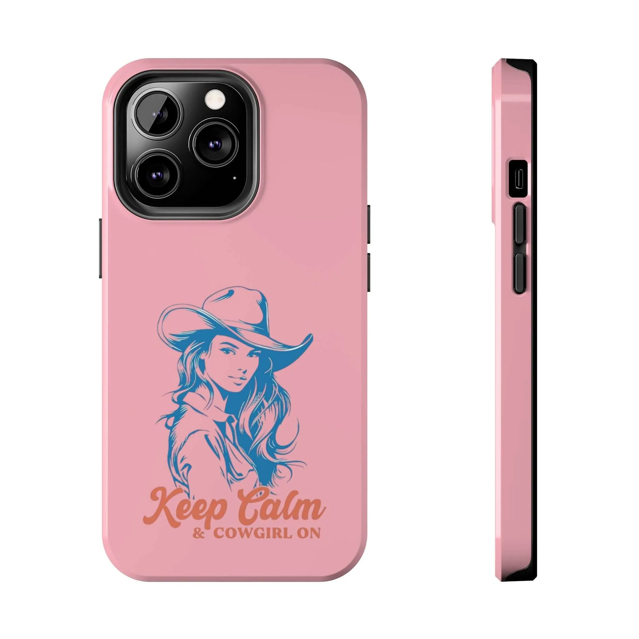 Keep Calm Cowgirl | Pink Western Case