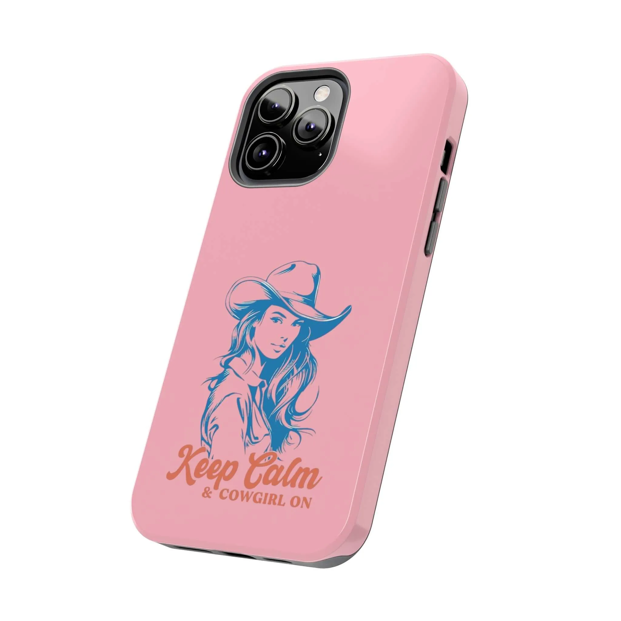 Keep Calm Cowgirl | Pink Western Case